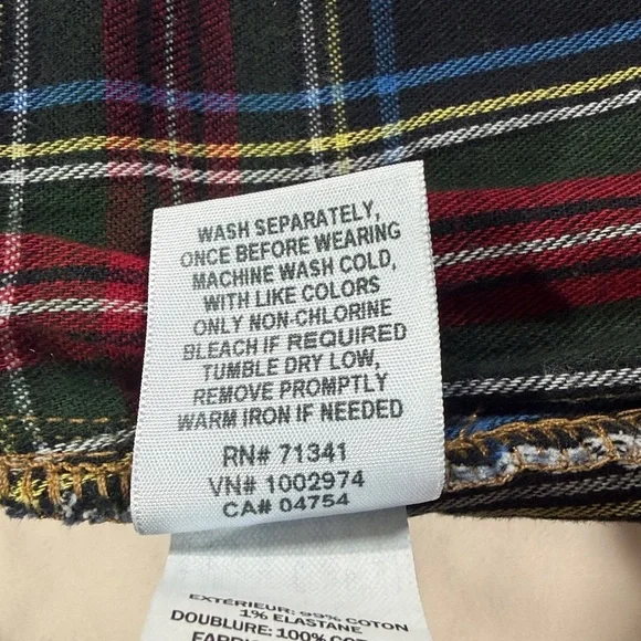 L.L. Bean Women's Favorite Fit Flannel Lined Jeans Size 16 Petite - Picture 14 of 14